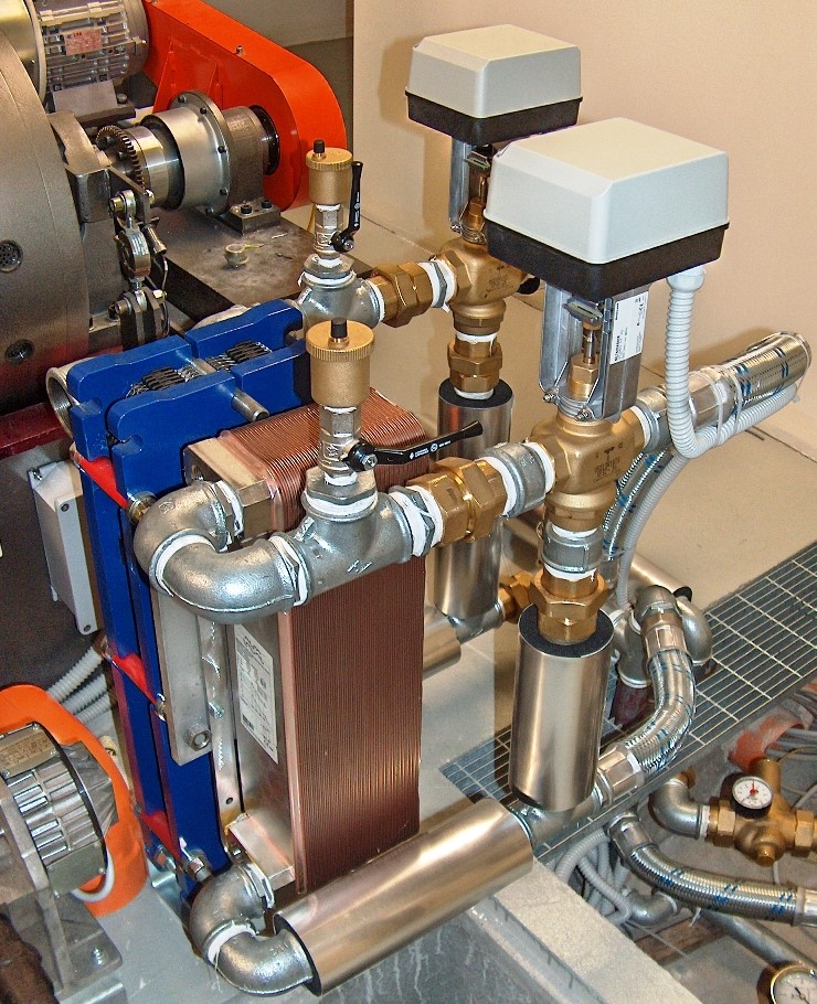 Scambiatore acqua-olio saldobrasato